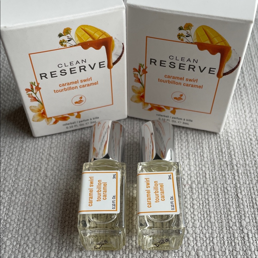 Clean Reserve Caramel Swirl travel rollerball Set